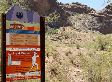 These trails are closed due to excessive heat warning